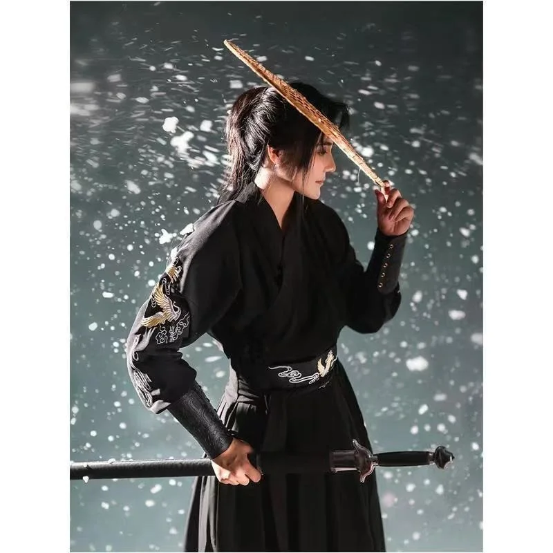 ancient knight hanfu robe for men & women chinese swordsman cosplay & dance costume