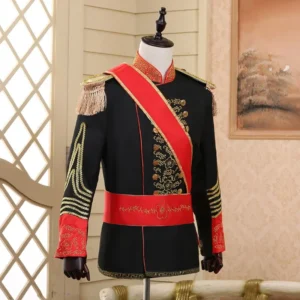 royal prince guard william wedding costume men jacket coat halloween uniform epaulet carnival outfit blazer suits