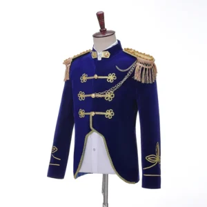 bridegroom blazer suits sailor wedding band outfit adult halloween victoria prince costume military captain uniform for men