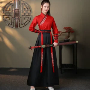 streetwear casual chinese traditional dress chinese hanfu dress women clothing vintage ethnic style fashion clothes elegant