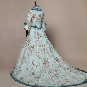 victorian renaissance queen costume elizabeth ruff collar gown for women (halloween & medieval)