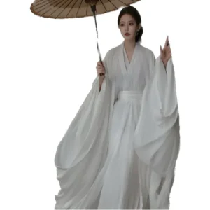 white hanfu dress women ancient chinese hanfu female halloween fairy cosplay costume 2023 summer dress hanfu dress plus size