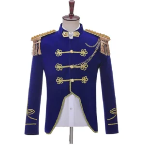 bridegroom blazer suits sailor wedding band outfit adult halloween victoria prince costume military captain uniform for men