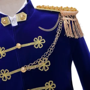 bridegroom blazer suits sailor wedding band outfit adult halloween victoria prince costume military captain uniform for men